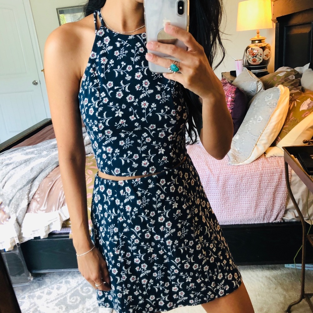 Tank and skirt matching set